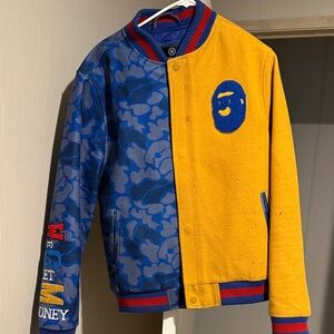 Colorful Kids Jacket with Blue and Yellow Design